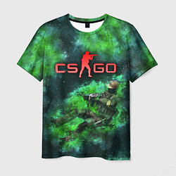 Мужская футболка CS GO Green rage