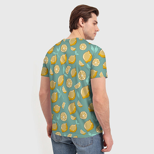 Мужская футболка Lemon / 3D-принт – фото 4