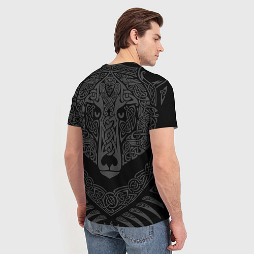 Мужская футболка Медведь / 3D-принт – фото 4