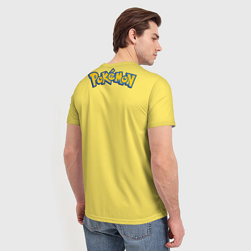 Мужская футболка Pokemon-Pikachu / 3D-принт – фото 4