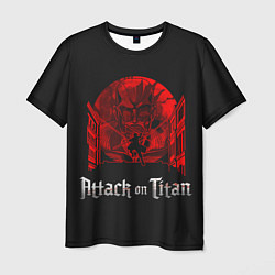 Мужская футболка Атака титанов