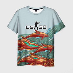 Мужская футболка CS:GO Aquamarine Revenge Аквамариновая Месть