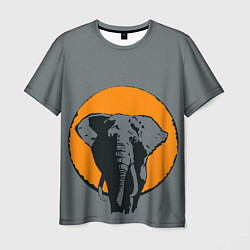 Мужская футболка Африканский Слон