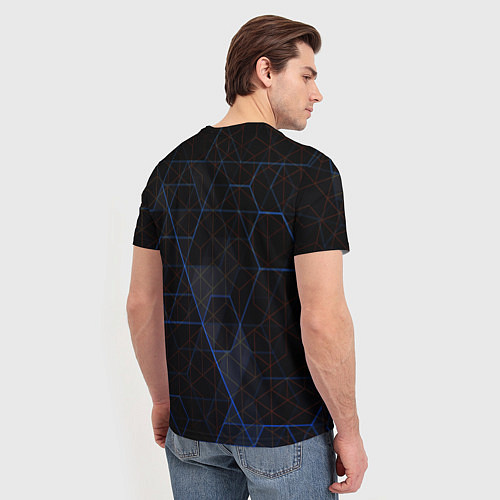 Мужская футболка DETROIT BECOME HUMAN S / 3D-принт – фото 4