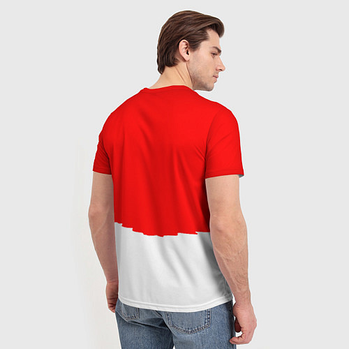 Мужская футболка Многоголовый v love / 3D-принт – фото 4