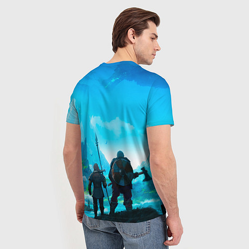 Мужская футболка Вальгала / 3D-принт – фото 4