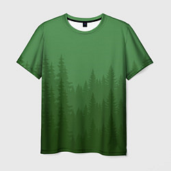Мужская футболка Зеленый Лес
