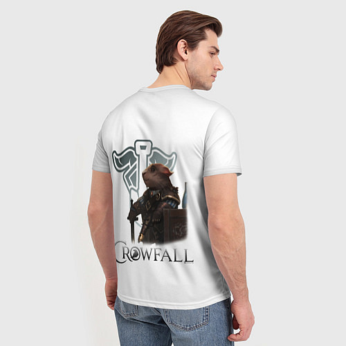 Мужская футболка Crowfall Duelist / 3D-принт – фото 4