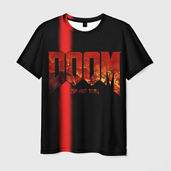 Мужская футболка Doom Rip and Tear