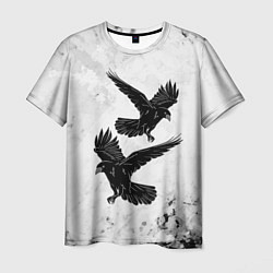 Мужская футболка Gothic crows