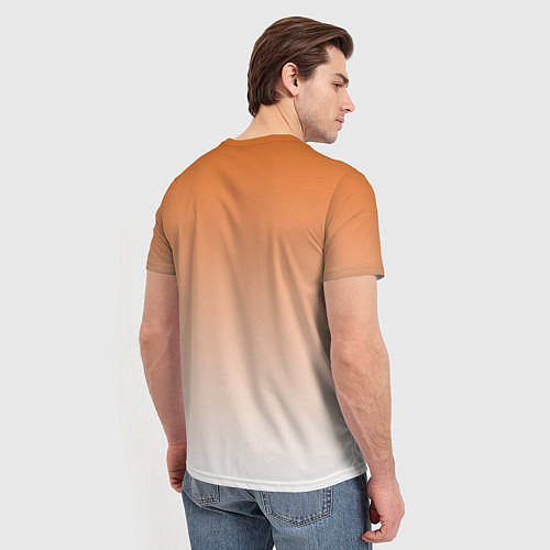 Мужская футболка Лис и лисенок / 3D-принт – фото 4