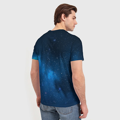 Мужская футболка SPACE LOVE / 3D-принт – фото 4