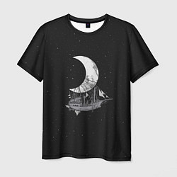 Мужская футболка Moon Ship
