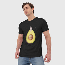 Футболка мужская Космокадо, цвет: 3D-принт — фото 2