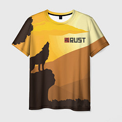 Мужская футболка Rust