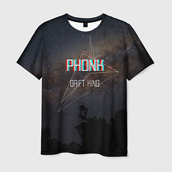 Мужская футболка PHONK Drift King фонк дрифт