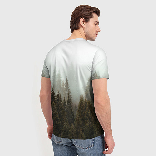 Мужская футболка Деревья / 3D-принт – фото 4