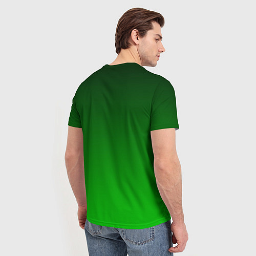 Мужская футболка Девушка лепрекон в зеленом / 3D-принт – фото 4