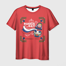 Футболка мужская Russian Day, цвет: 3D-принт