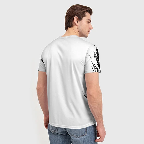 Мужская футболка Черный клеывер аниме / 3D-принт – фото 4