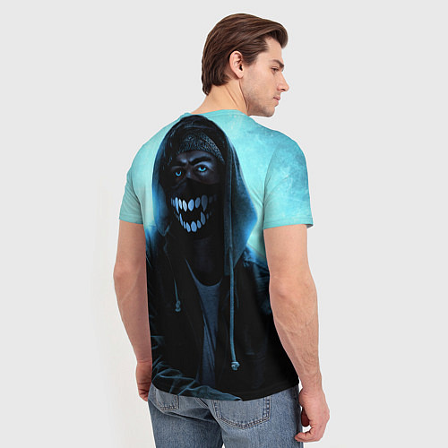 Мужская футболка Парень в маске / 3D-принт – фото 4
