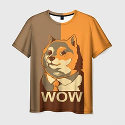 Мужская футболка Doge Wow