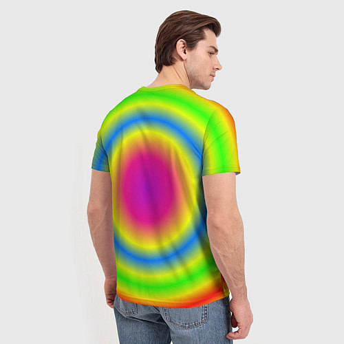 Мужская футболка Bright print / 3D-принт – фото 4