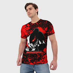 Футболка мужская MONOKUMA МОНОКУМА BLOOD, цвет: 3D-принт — фото 2