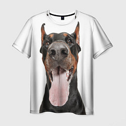 Мужская футболка Доберман Doberman