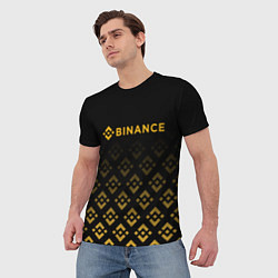 Футболка мужская BINANCE БИНАНС БИРЖА, цвет: 3D-принт — фото 2