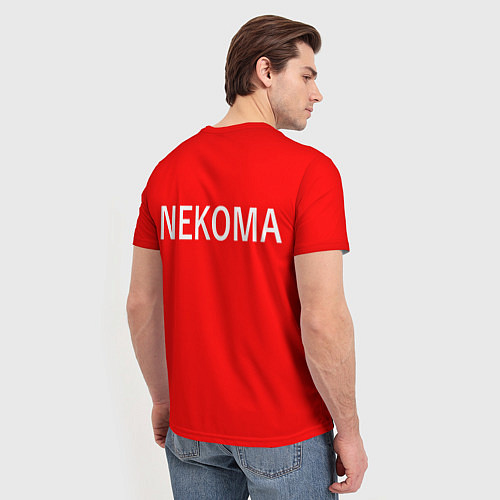 Мужская футболка НЕКОМА 11 КЕНМА КОЗУМЕ / 3D-принт – фото 4