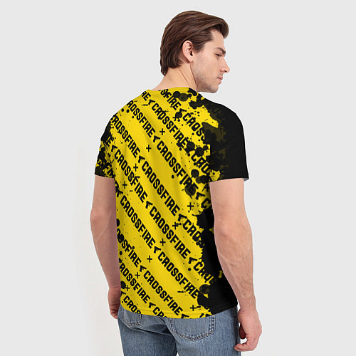 Мужская футболка Cross fire / 3D-принт – фото 4