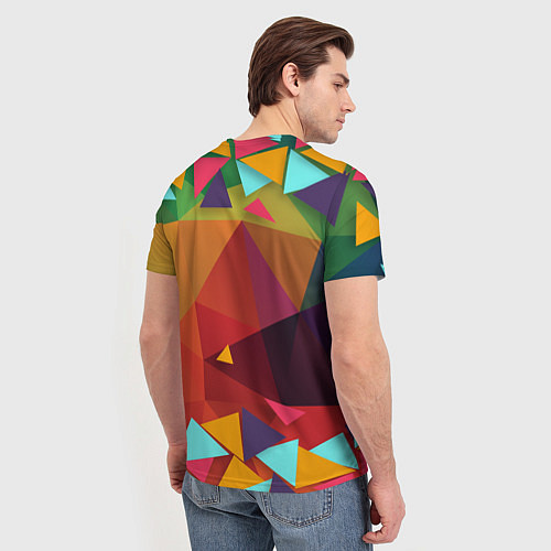 Мужская футболка Геометрическая Абстракция / 3D-принт – фото 4