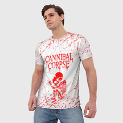 Футболка мужская Cannibal corpse, цвет: 3D-принт — фото 2