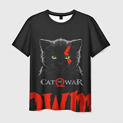Мужская футболка Cat of war