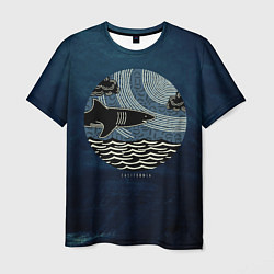 Мужская футболка Акулы California Sharks