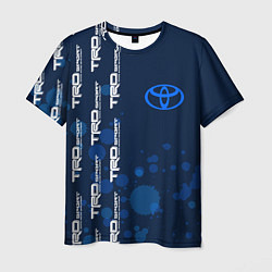 Мужская футболка Toyota - Paint Pattern on left