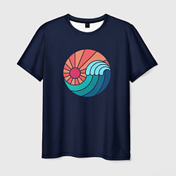 Футболка мужская Sun and Sea Yin and Yang, цвет: 3D-принт