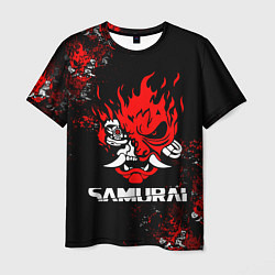 Мужская футболка SAMURAI CYBERPUNK 2077