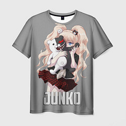 Футболка мужская MONOKUMA JUNKO, цвет: 3D-принт