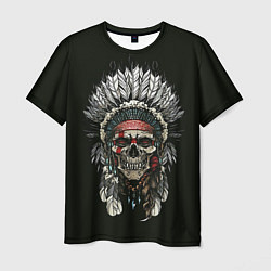 Мужская футболка Indian Skull