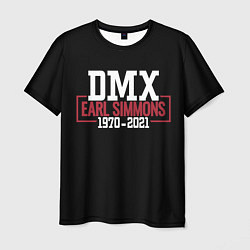Мужская футболка Earl Simmons 1970-2021 DMX