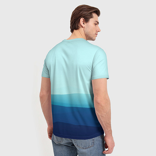 Мужская футболка Море / 3D-принт – фото 4