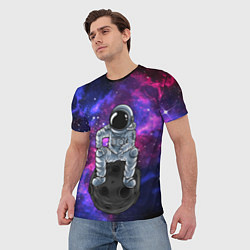 Футболка мужская Distant galaxy, цвет: 3D-принт — фото 2