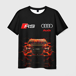 Мужская футболка AUDI RS 5 FIRE АУДИ РС 5