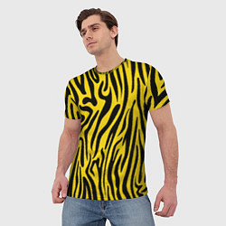 Футболка мужская Тигровые полоски, цвет: 3D-принт — фото 2
