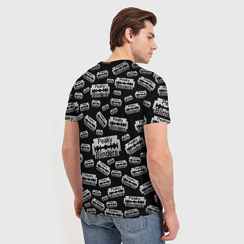 Мужская футболка Peaky Blinders Лезвие Паттерн / 3D-принт – фото 4
