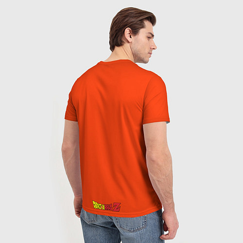Мужская футболка Гоку и луна / 3D-принт – фото 4