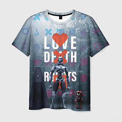 Мужская футболка Любовь смерть и роботы