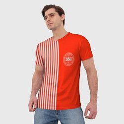 Футболка мужская Сборная Дании, цвет: 3D-принт — фото 2